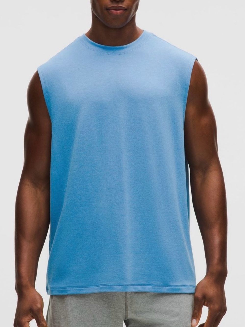 Lululemon Men's Sleeveless Crewneck Tank Top - Sky Blue XS (New without tags)